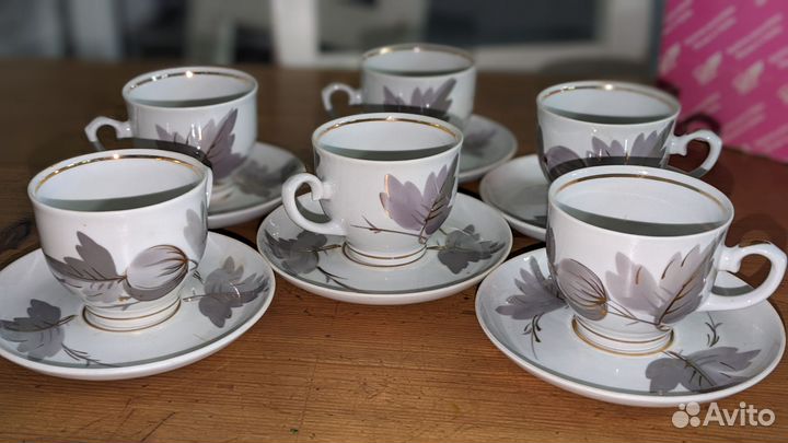 Кофейный набор чешский фарфор Czecho