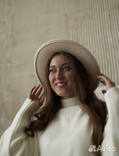 Шляпа фетровая женская