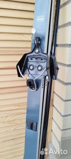 Лыжи детские с палками и ботинками размер 33-34