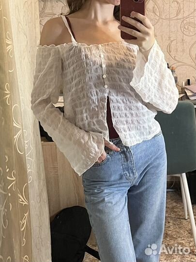 Женская прозрачная блузка