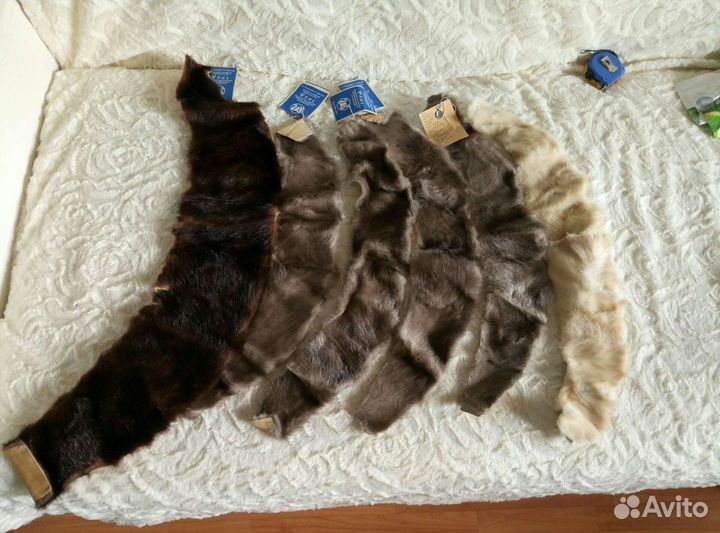 Новая натуральная шкурка мех норка