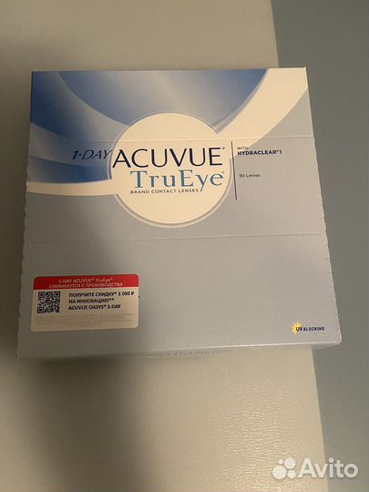 Контактные линзы acuvue trueye
