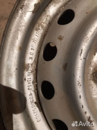 Диск штампованый r13 4x100