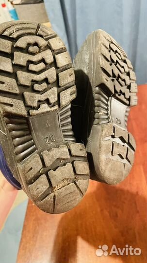 Зимние сапоги на мальчика 28р