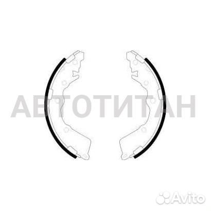 Колодки тормозные барабанные Double Force double f