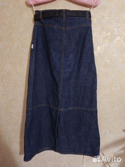 Джинсовая юбка 40