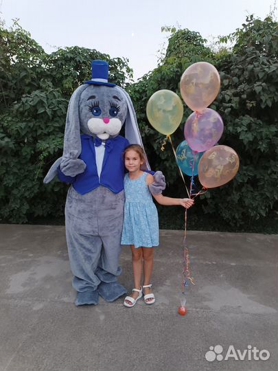 Музыкальное поздравление ростовая кукла зайка