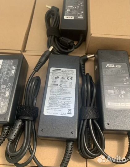 Зарядки для ноутбуков новые Гарантия