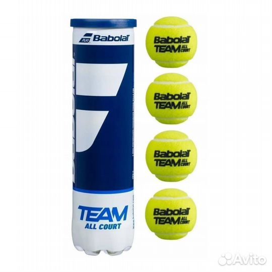 Теннисные мячи Babolat Team All Court, 4 мяча