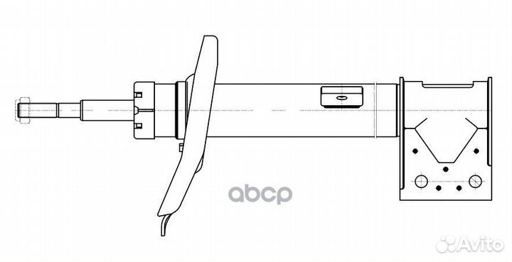 Амортизатор для а/м Citroen C4 (09) (стойка) пер