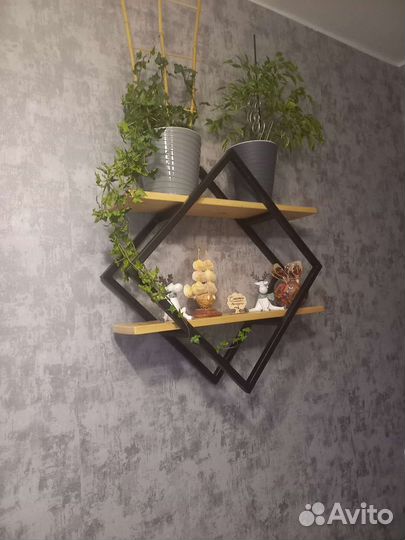 Полки в стиле лофт