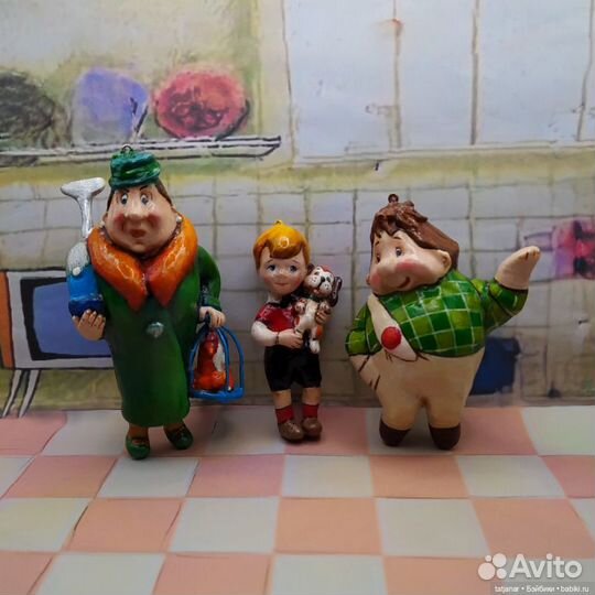 Елочные игрушки из папье-маше