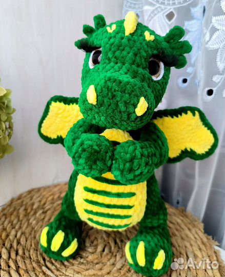Вязаные игрушки дракон