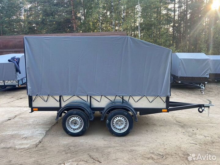 Прицеп легковой двухосный 2,5х1,3 бортовой
