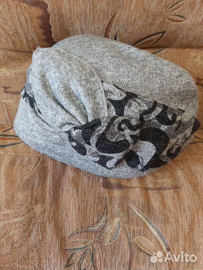 Новая женская шапочка чалма на флисе