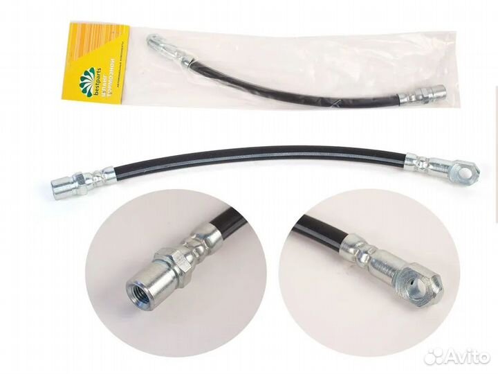 Шланг тормозной полноприводные передний Газель