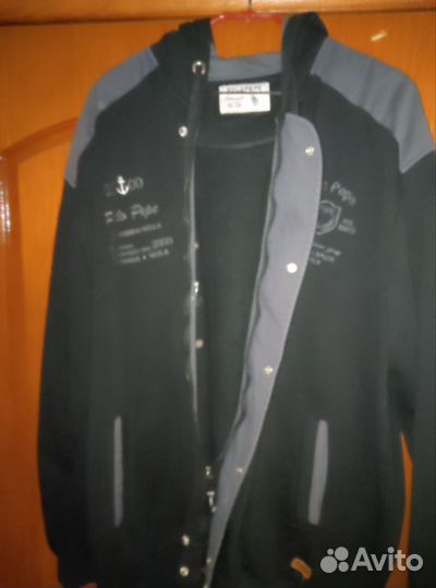 Толстовка мужская с капюшоном большая 72 размер