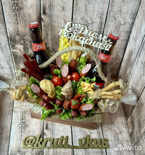 Мужской букет из раков