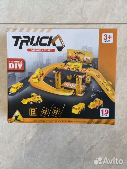 Автостоянка парковка для машинок трек