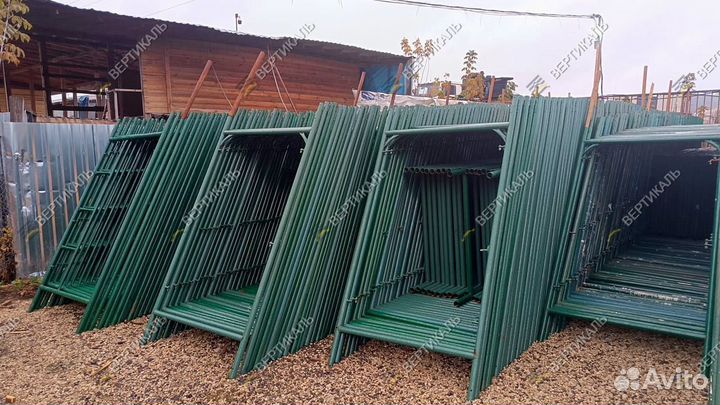 Строительные леса фасадные новые