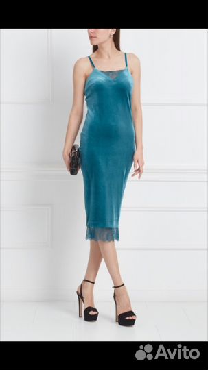 Платье-комбинация бархат NEW