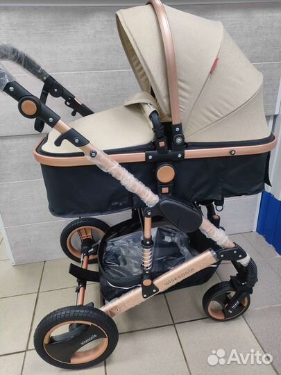 Коляска для новорожденных 2в1 новая