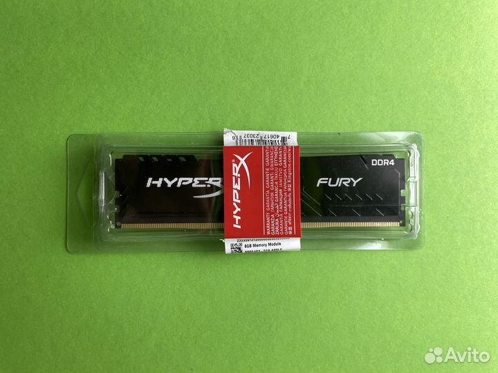 Оперативная память DDR 8 GB 3200 mhz HyperX Fury