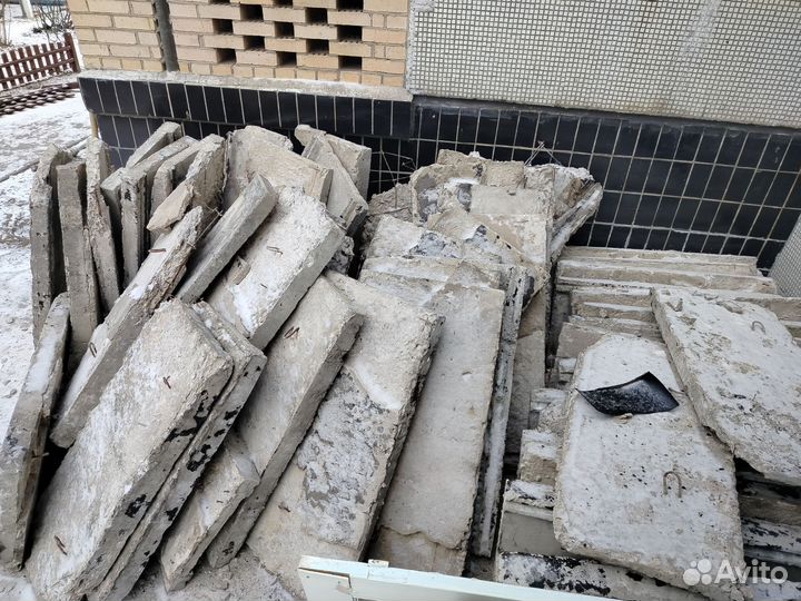 Бетонные плиты бу