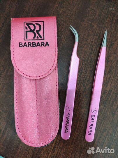 Пинцеты для наращивания ресниц barbara