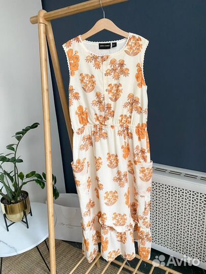 Хлопковое платье Mini Rodini, 146