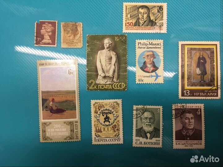 Марки исторические личности