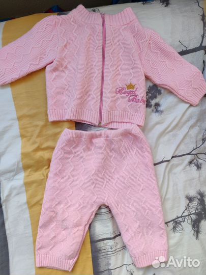 Костюм детский вязанный 74