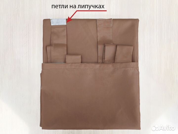 Террасные шторы Oxford серый высота 150 - 250 см