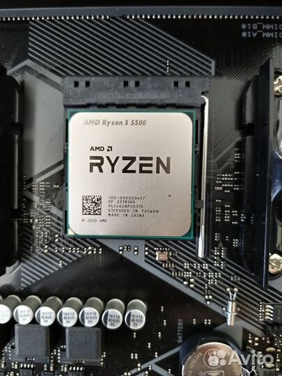 Материнская плата Asus Am4 Ryzen 5500 16gb