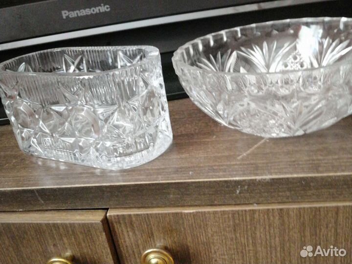 Графин со стаканами с напылением СССР и др