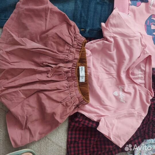 Вещи пакетом на девочку 98р