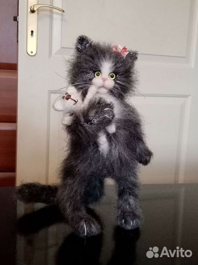 Вязаная кошечка 