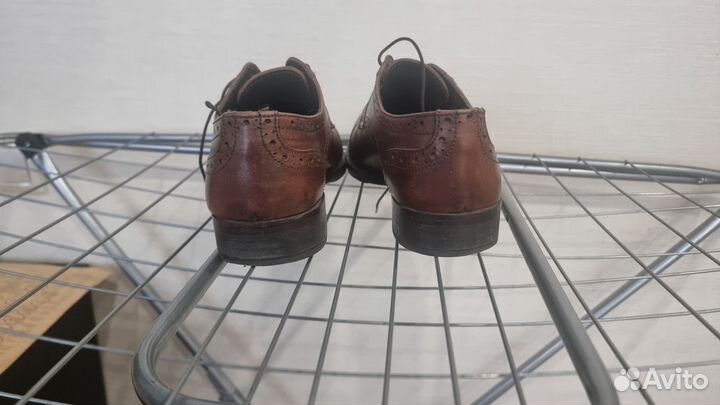 Кожаные туфли 40,5р
