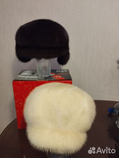 Шапка норковая женская