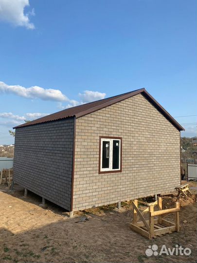 Дом каркасный кирпичный,строительство коттеджа