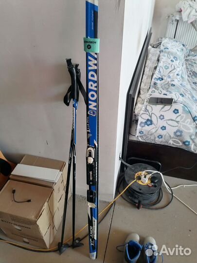 Беговые лыжи полный комплект