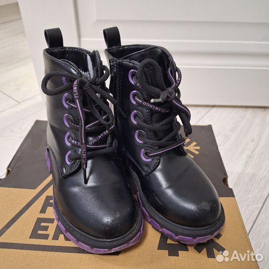 Ботинки демисезонные для девочки 27 размер