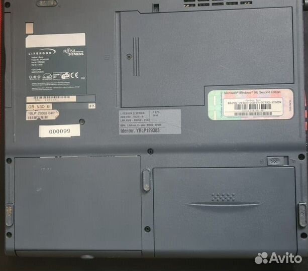 Ретробук Fujitsu-Siemens lifebook C6355