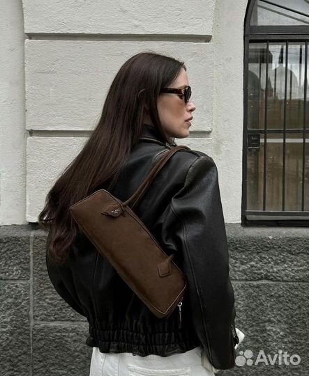 Сумка Alaia замшевая