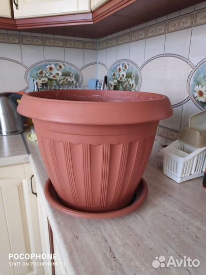 Горшок для цветов 15 литров