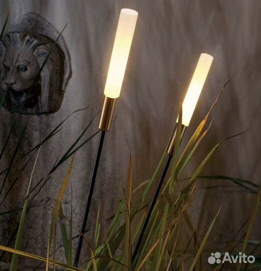 Садовый дизайнерский светильник в виде камыша ланд