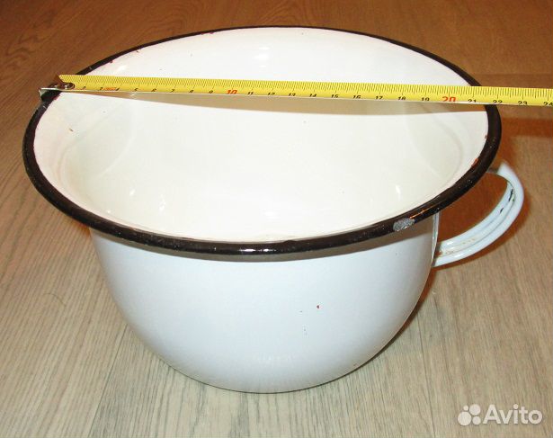 Горшок без крышки металл