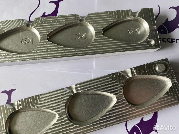 Форма чпу для литья грузил (Ложка скольз.)