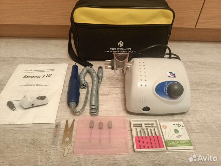 Аппарат для маникюра strong 210 оригинал