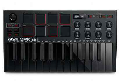 Миди клавиатура Akai PRO MPK Mini MK3 Black